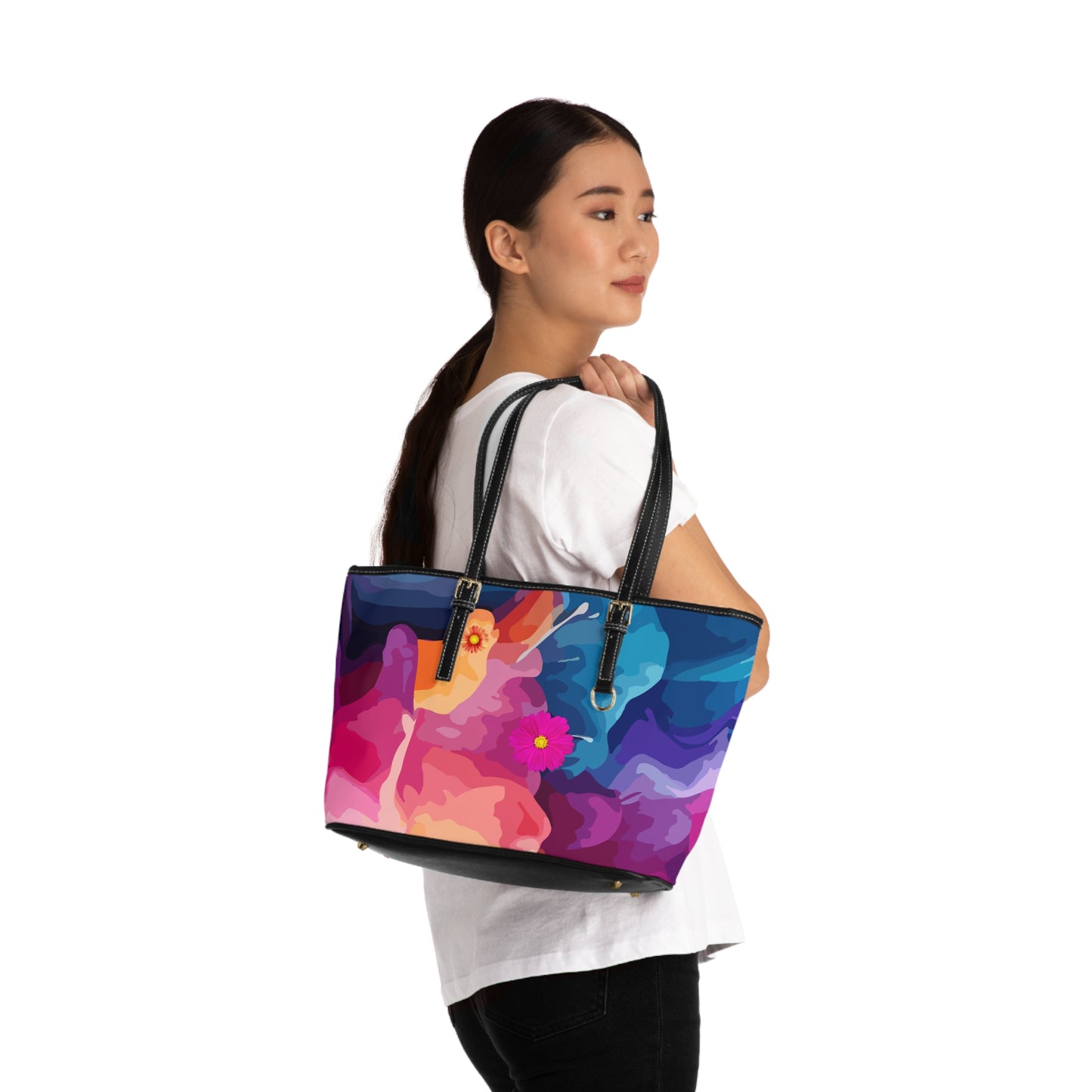 PU Leather Shoulder Bag