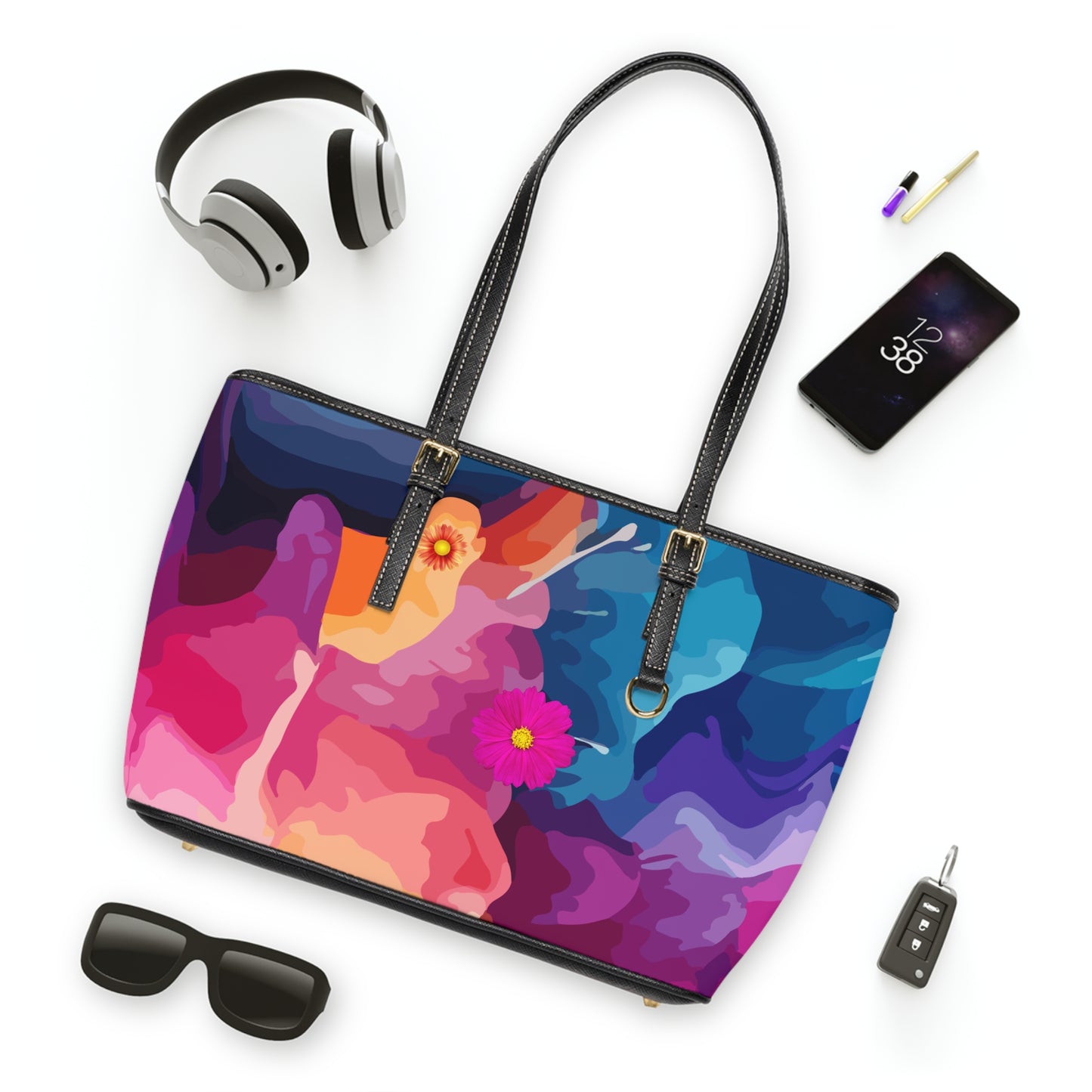 PU Leather Shoulder Bag